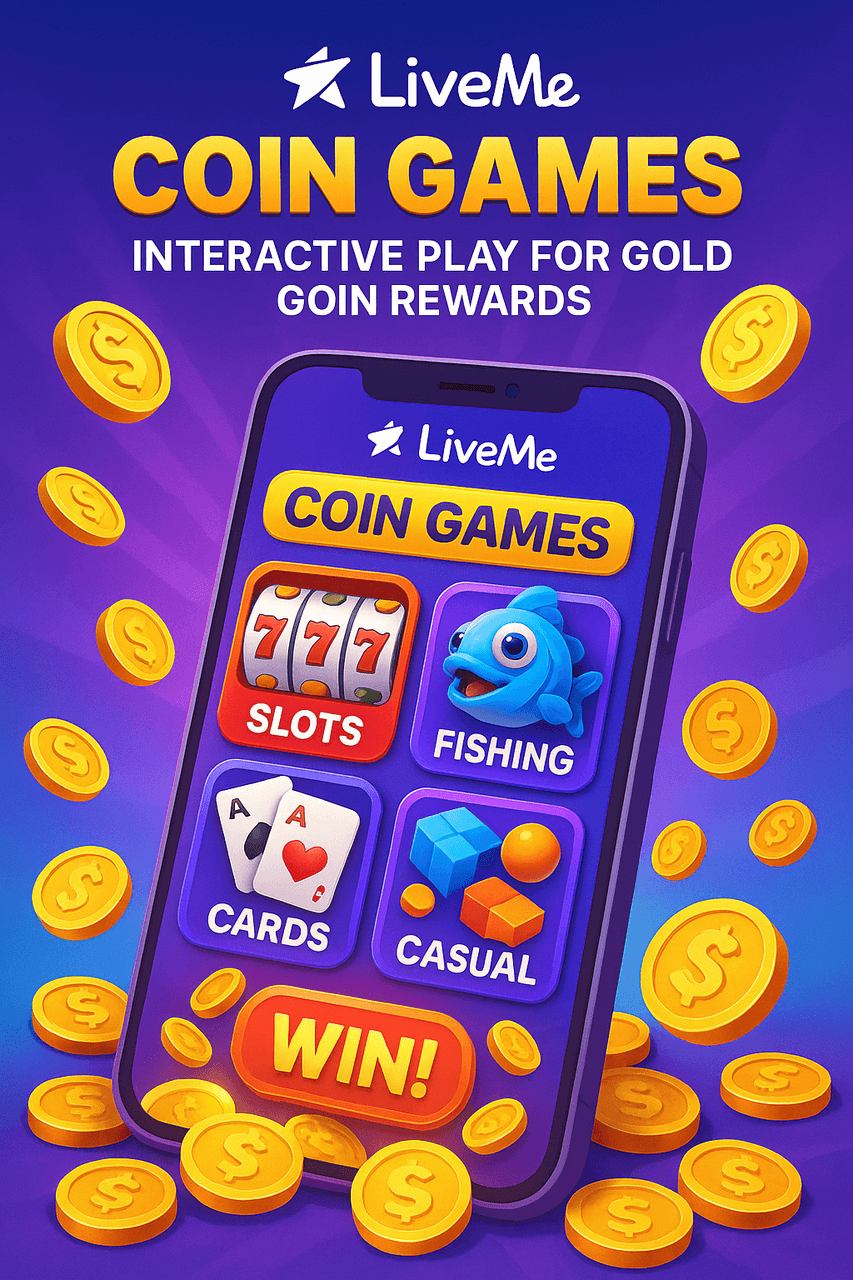 LiveMe's Coin Games – Interactive Play for Gold Coin Rewards